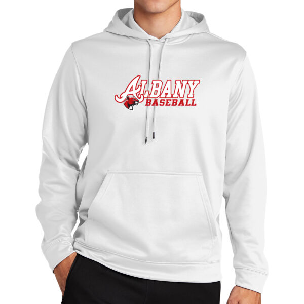 Albany Baseball Fleece Hooded Pullover Thumbnail